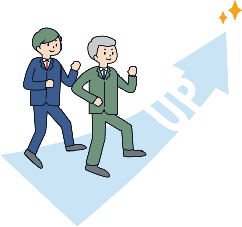 伴走するイメージ